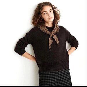 MADEWELL Fulton Puff Neck Trim Pullover Small